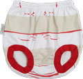 SOOKIbaby I Heart Auto & Stripes Nappy Pant